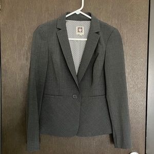 Anne Klein Gray skirt suit set